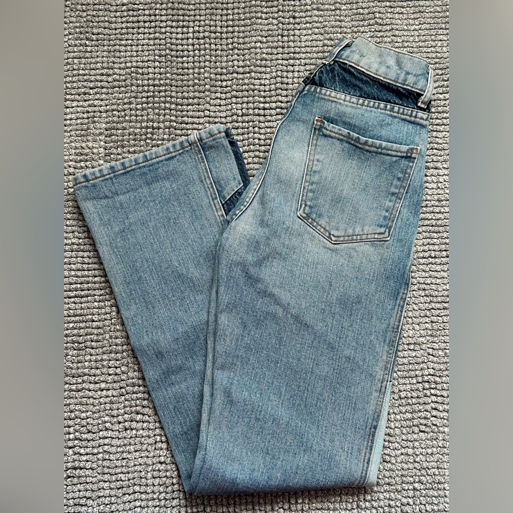 Revive Denim Patchwork Bootcut Jeans - image 1